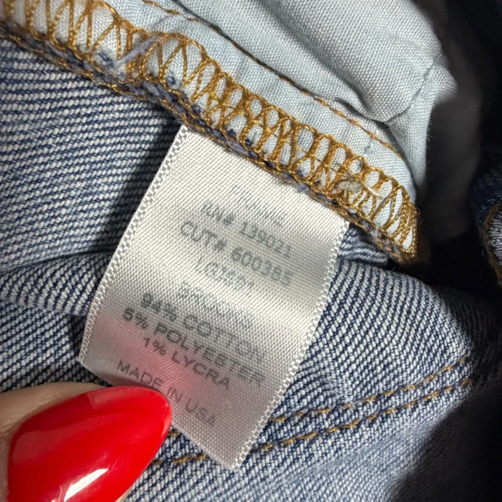Frame Denim Le Garcon‎ Slim Boyfriend Jeans Blue Distressed LGJ403 Womens 27